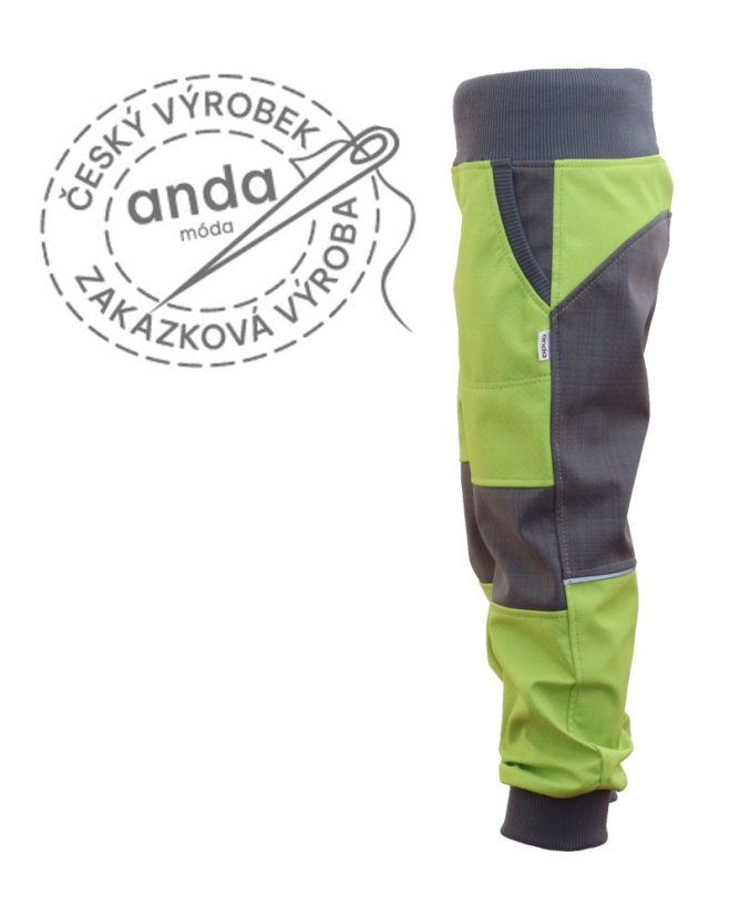 SOFTSHELLOVÉ KALHOTY S BAMBUSOVÝM ÚPLETEM (JARNÍ)