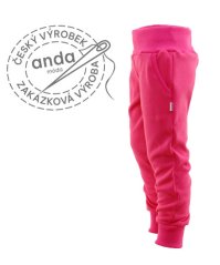 Tepláky s počesem - warmkeeper tmavě růžové