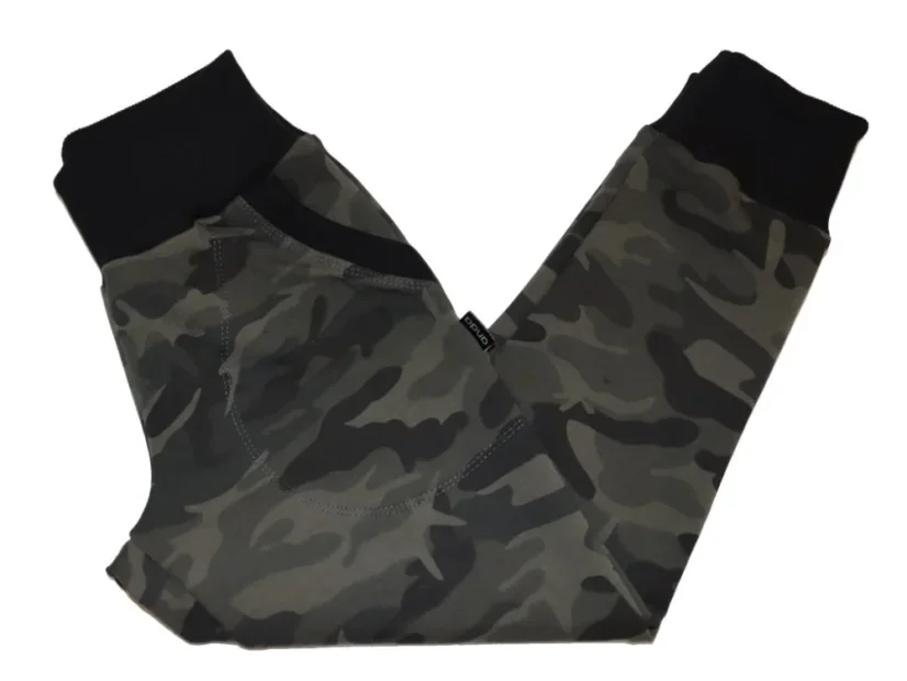 Tepláky bez počesu maskáč