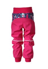 Softshellové kalhoty s fleecem - sovičky