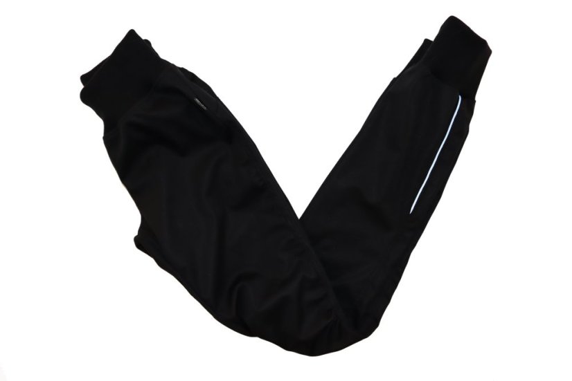 Pružné SLIM softshellové kalhoty s fleecem