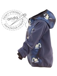 Softshellová bunda s fleecem-