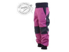 Softshellové kalhoty s fleecem