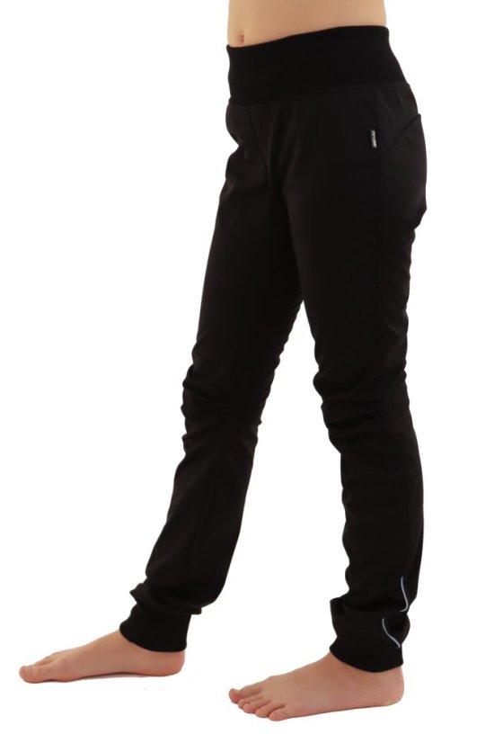 Pružné SLIM softshellové kalhoty s fleecem