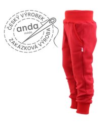 Tepláky s počesem - warmkeeper červené