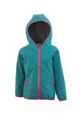 Softshellová bunda bez fleece tyrkysová