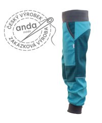 SOFTSHELLOVÉ KALHOTY S BAMBUSOVÝM ÚPLETEM (JARNÍ)