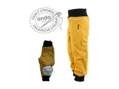 Softshellové kalhoty s kožíškem