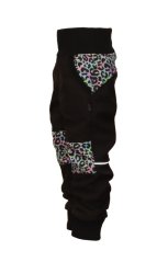 Softshellové kalhoty s fleecem - zvířecí vzor