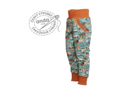 Tepláky bez počesu autíčka