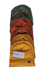 Žebrovaná čepice / nákrčník