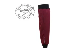 Softshellové kalhoty s kožíškem