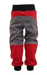 Softshellové kalhoty s fleecem