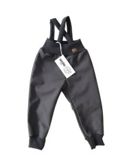 Batolecí softshellové kalhoty s fleecem a kšandami