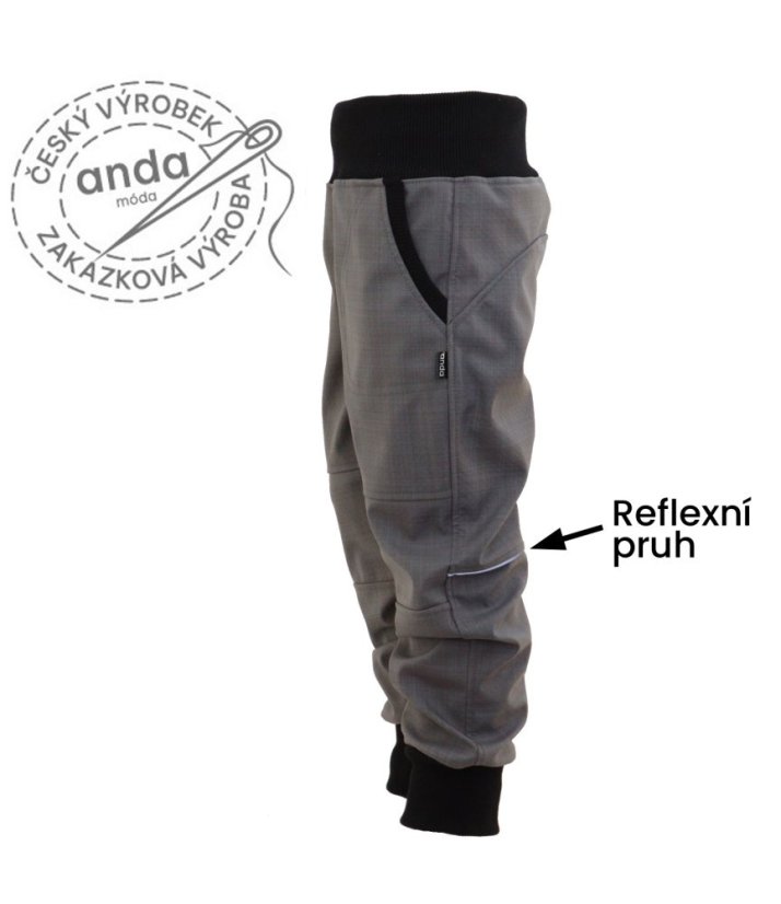 Softshellové kalhoty s bambusovým úpletem (JARNÍ)