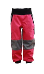 Softshellové kalhoty s fleecem