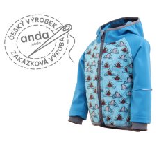 Softshellová bunda s fleecem