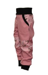 Softshellové kalhoty s fleecem - jezevčíci s balónky