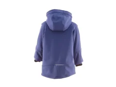 Softshellová bunda s kožíškem tmavě modrá navi