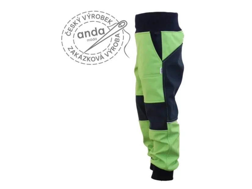 Softshellové kalhoty s fleecem