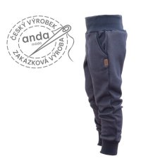 Tepláky s počesem - warmkeeper imitace tmavé rifloviny