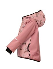 Softshellová bunda s fleecem - jezevčíci s balónky