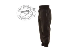 Softshellové kalhoty s kožíškem