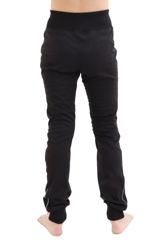 Pružné SLIM softshellové kalhoty s fleecem