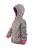 Softshellová bunda bez fleece šedé melé růžový lem