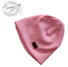 Žebrovaná čepice / nákrčník