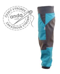 SOFTSHELLOVÉ KALHOTY S BAMBUSOVÝM ÚPLETEM (JARNÍ)