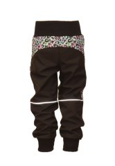 Softshellové kalhoty s fleecem - zvířecí vzor