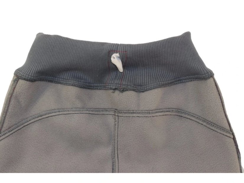 Softshellové kalhoty s fleecem - reflexní srdíčka