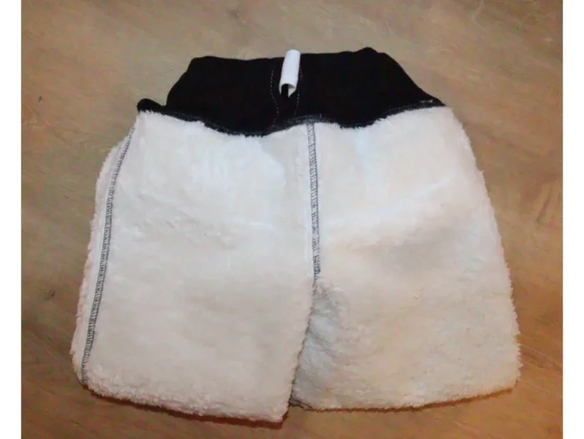 Softshellové kalhoty s kožíškem