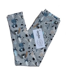 Úpletové legíny - pejskové