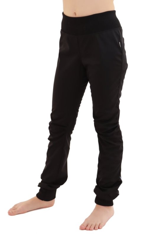 Pružné SLIM softshellové kalhoty s fleecem