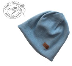 Žebrovaná čepice / nákrčník