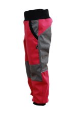 Softshellové kalhoty s fleecem