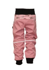 Softshellové kalhoty s fleecem - jezevčíci s balónky