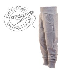Tepláky s počesem - warmkeeper šedé melé