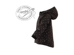 Softshellová bunda s fleecem - reflexní srdíčka