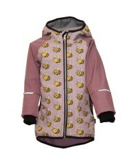 Softshellová bunda s fleecem - včelky