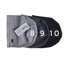 Žebrovaná čepice / nákrčník