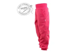 Softshellové kalhoty s fleecem