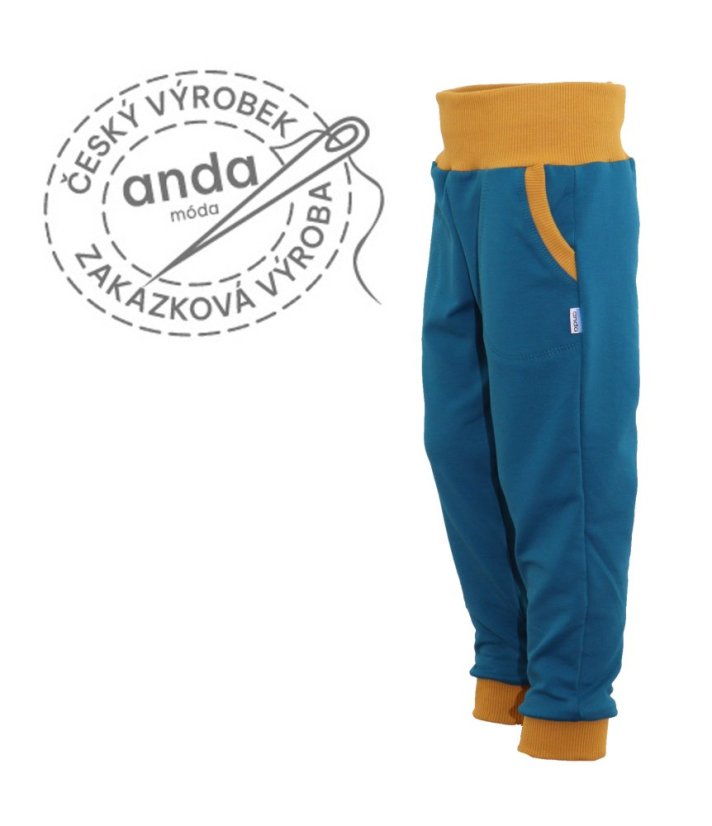 Tepláky bez počesu petrolejové