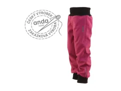 Softshellové kalhoty s kožíškem