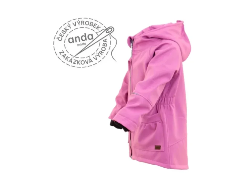 Softshellový kabátek s fleecem