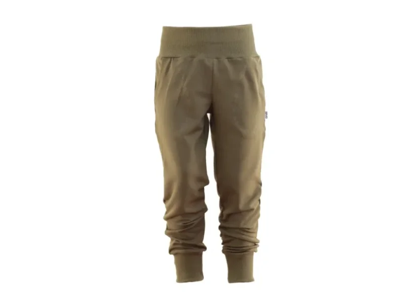 Khaki tepláky bez počesu - Velikost: 0, Vyberte obvod sedu ( nejširší místo na zadku ) pro určení ceny:: 94cm
