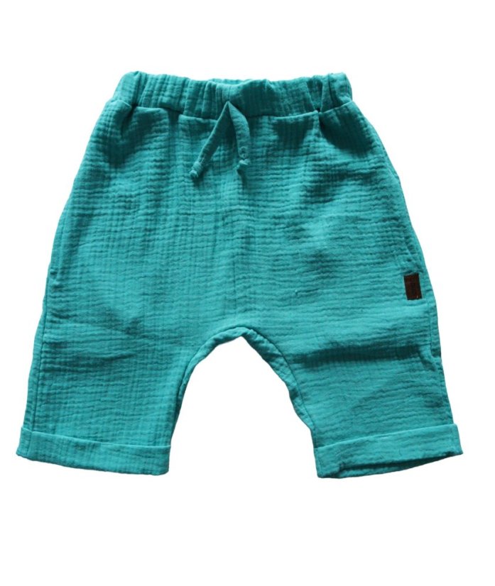 Mušelínové kraťasy (baggy)
