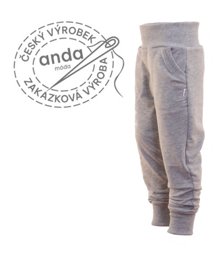 Tepláky s počesem - warmkeeper šedé melé
